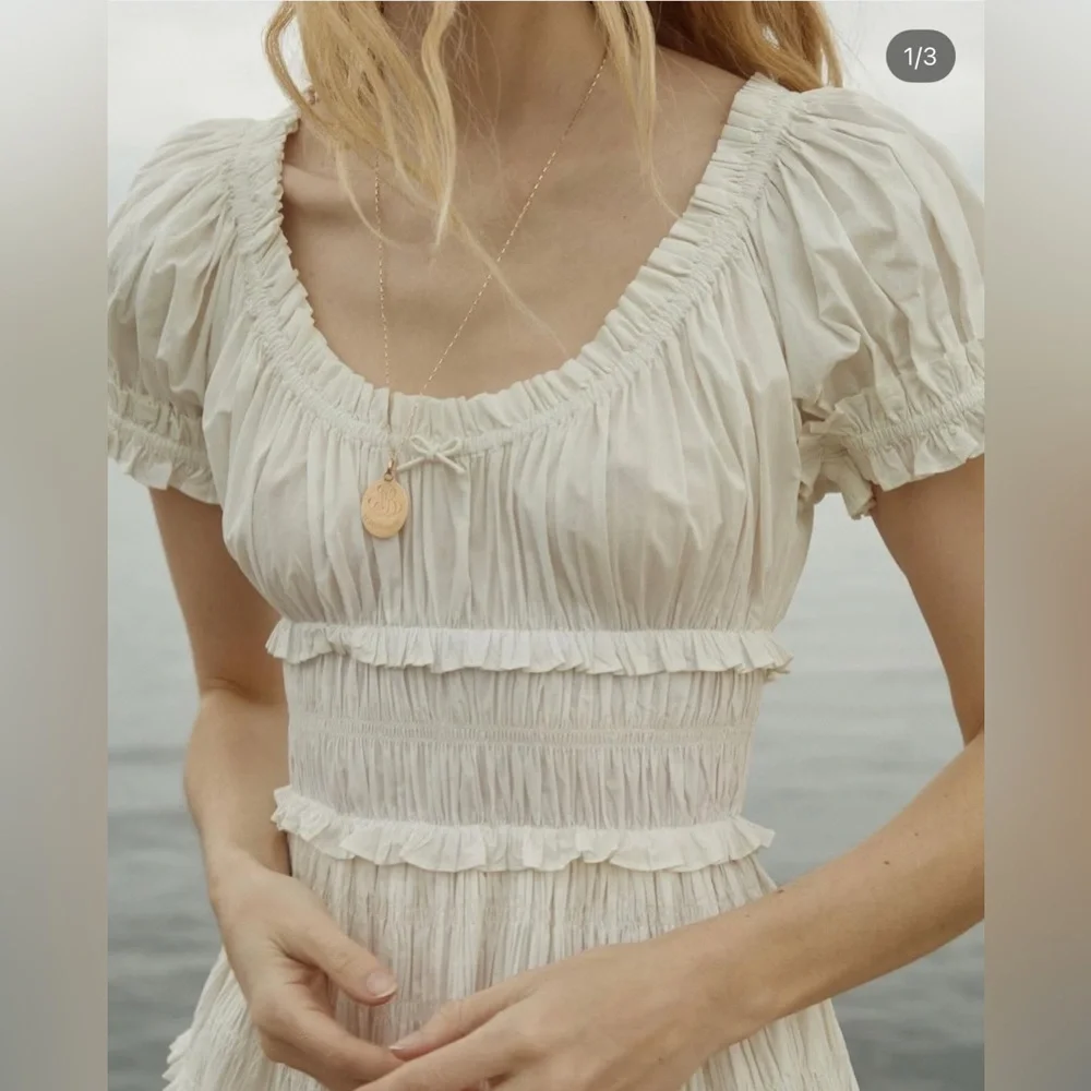 🛑SOLD🛑 Doen Leanne Dress in Salt - Picture 1 of 15